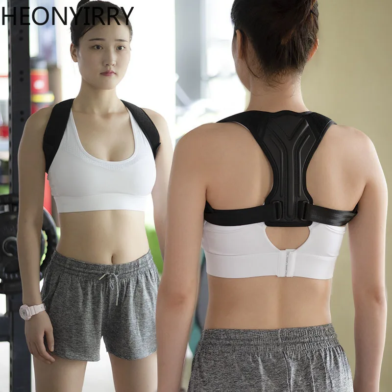 

Регулируемый Корректор осанки фиксатор спины удобный тренажер осанки для выравнивания позвоночника и поддержки осанки горбатый выпрямите...