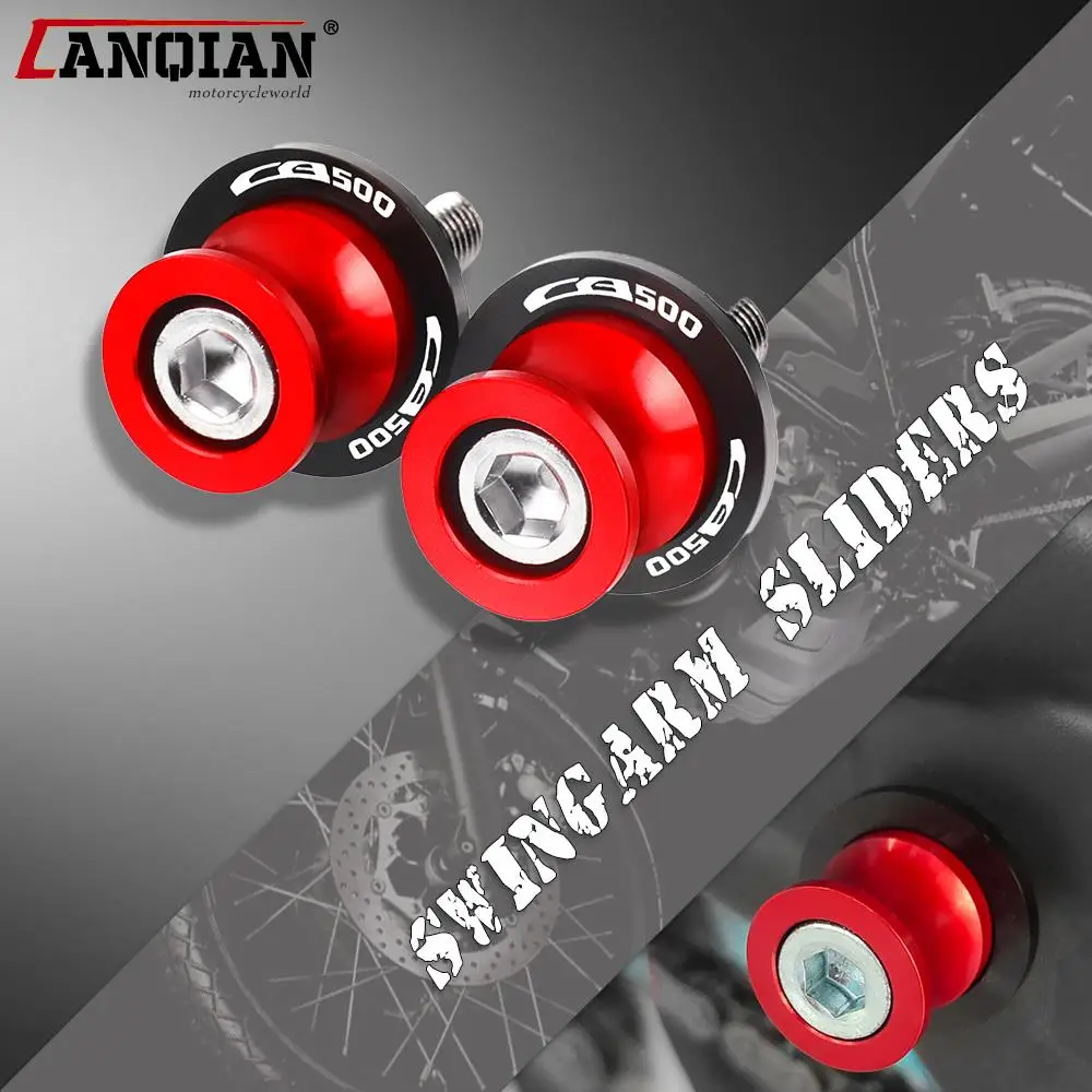 

8 мм аксессуары для мотоциклов CNC алюминиевые катушки с маятниковым рычагом винты-Слайдеры для Honda CB500 1994-1996 CB500F CB500X 2013-2018