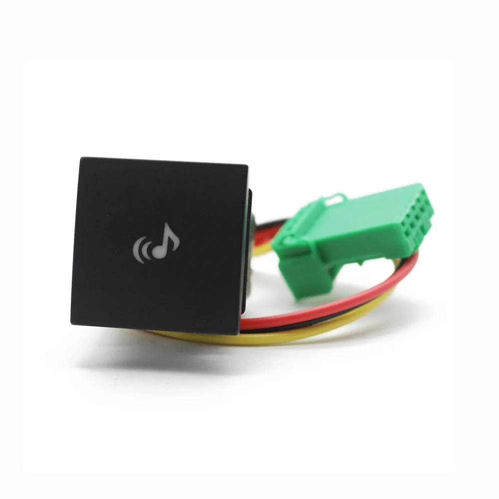 

Автомобильная светодиодная ламсветильник DRL Включение/выключение камера Противоскользящий музыкальный переключатель кнопка для VW Golf 6 golf v Jetta Caddy Scirocco Touran