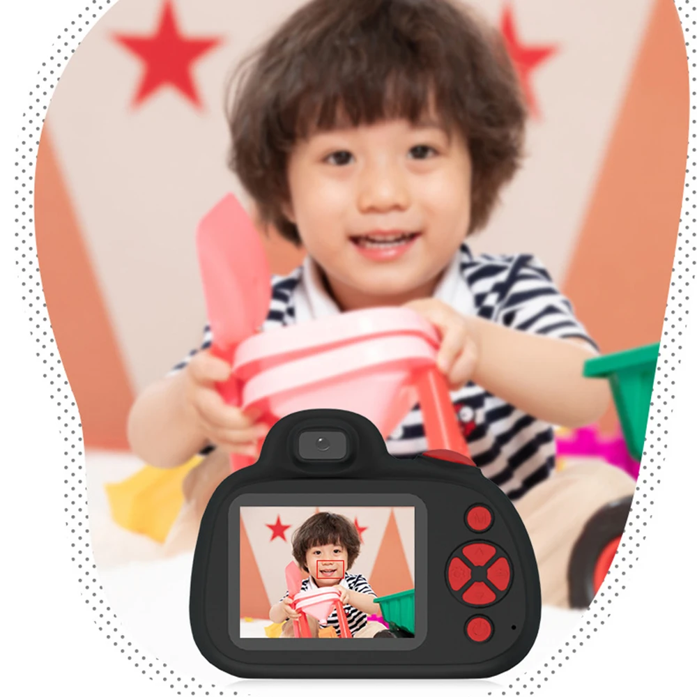 2.4 Inch HD Child Digital Camera Mini Educational Toys For Children Mini Video Camera SLR With Flash LED Kids Baby Birthday Gift enlarge