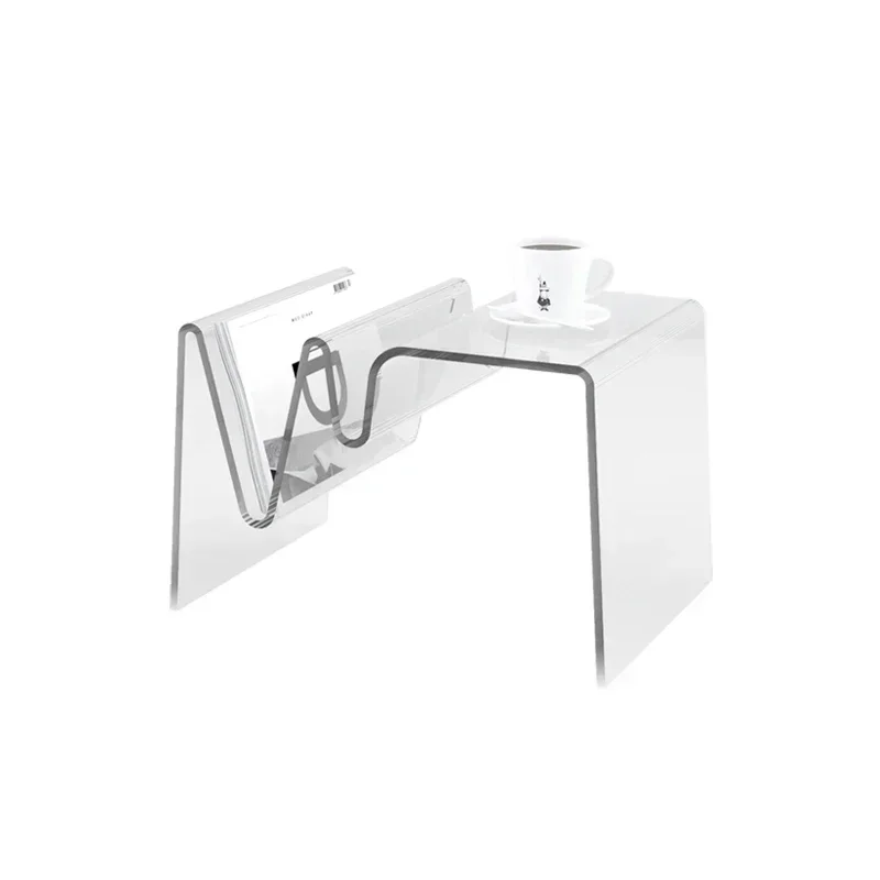 Креативный акриловый диван небольшой боковой журнальный столик мебель для