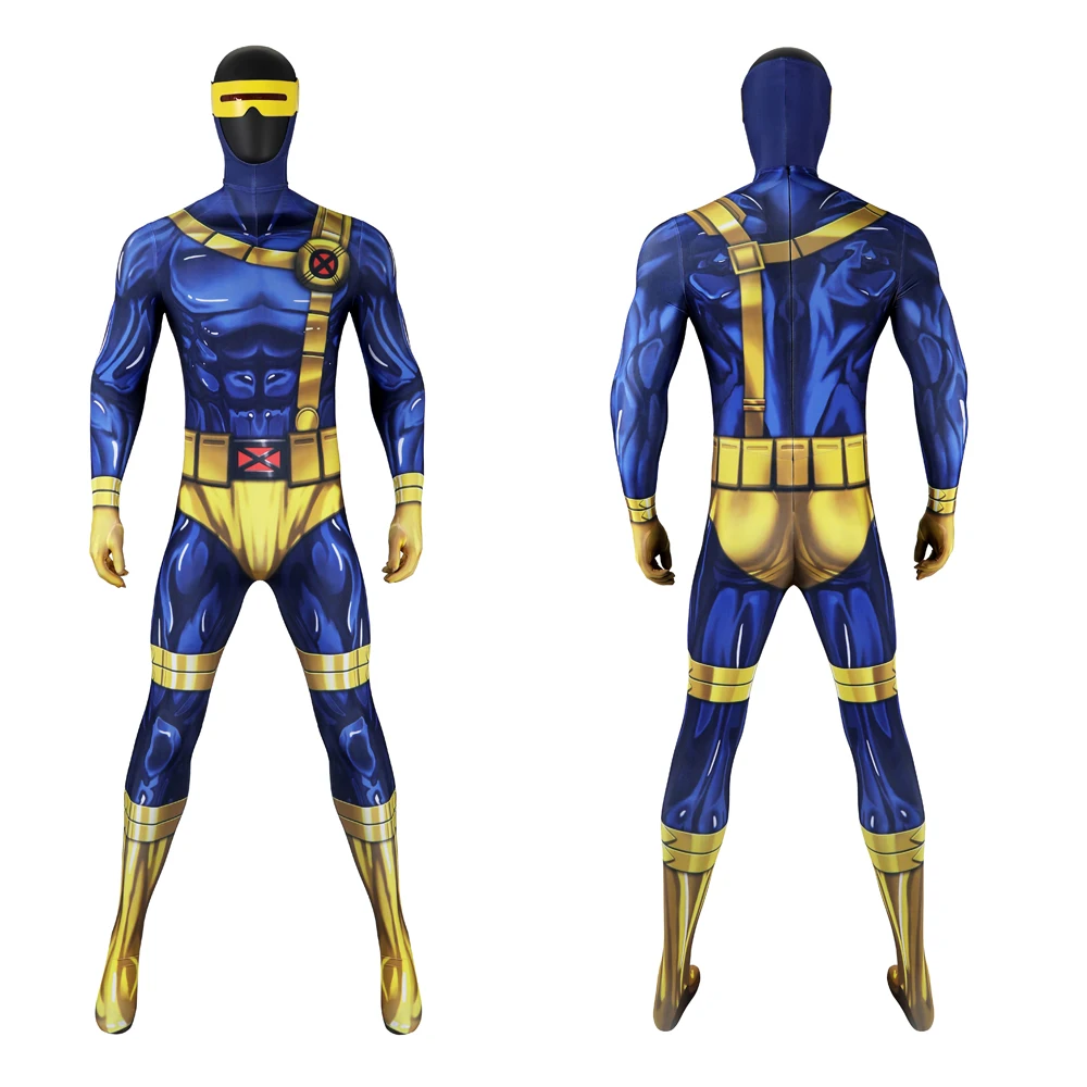 Комбинезон Zentai для взрослых с 3D принтом из аниме X Police 97 комбинезон