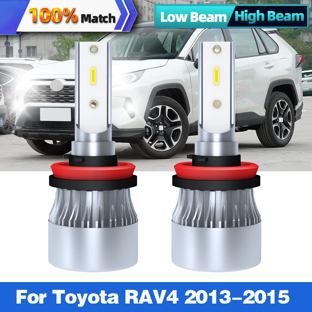 

90W 12000LM Canbus LED Car Headlight Bulbs 9005 HB3 9006 HB4 LED Bulb Auto Lamp Auto Headlamp For Toyota RAV4 2013-2015