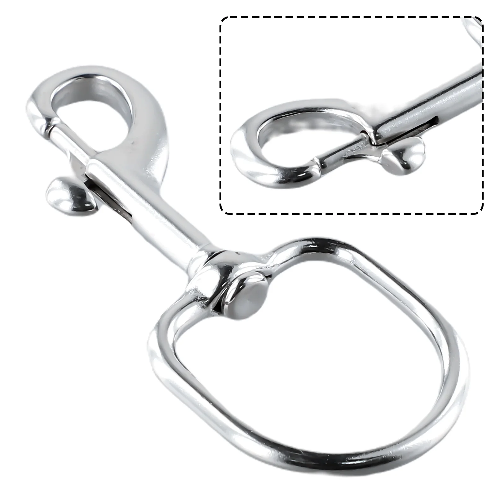

Practical Useful Durable Newest Hook Clasps Stainless Steel Stainless Steel Color Swivel 316 Stainless Steel About 48g Diving
