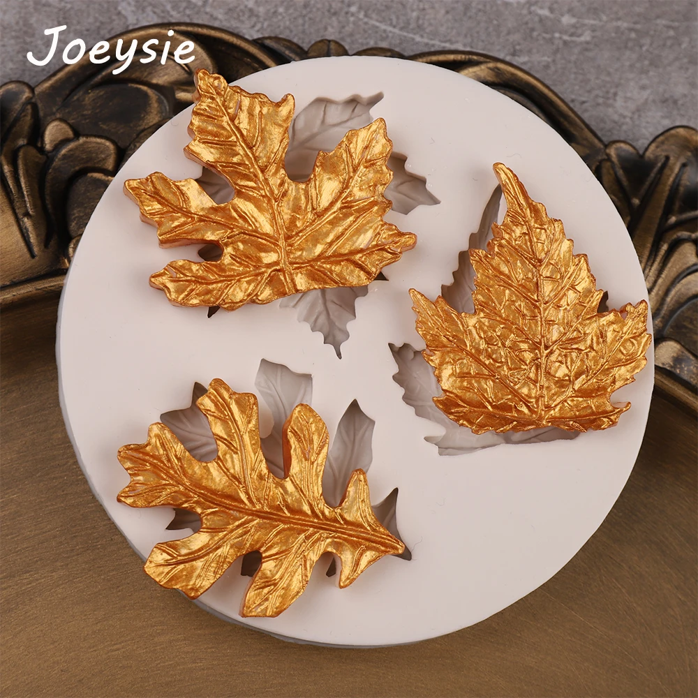 

Leaf Shape Resin Mold DIY Decorating Tool Maple Leaf Silicone Molds Polymer Clay Chocolate Fondant Molds for Cake Decorating
