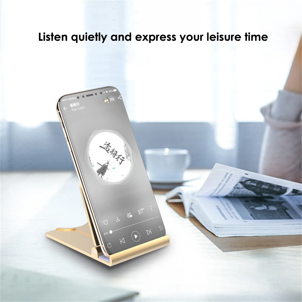

Foldable Lazy Holder Universal Desktop Holder Tablet Holder Portable Holder Adjustable Phone Holder For Iphone Samsung Anti-skid