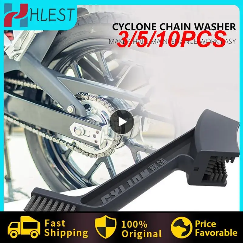 

3/5/10PCS Plastic Chain Brush Portable Durable Motorcycle Chain Brush Universal Car Accessories Bicycle Cleaning Brush