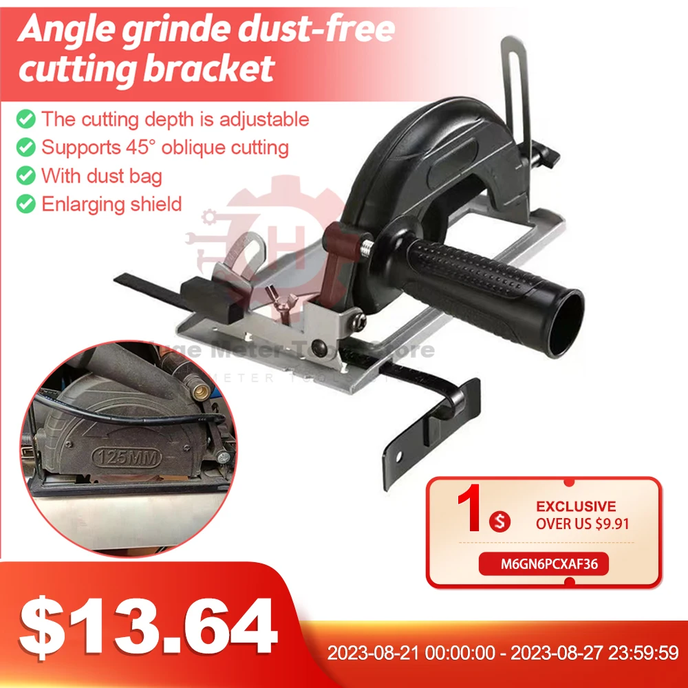 0-45° Adjustable Hand Angle Grinder Converter To Cutter Cutting Machine Refit Circular Saw Bracket Base Woodworking Table Tool