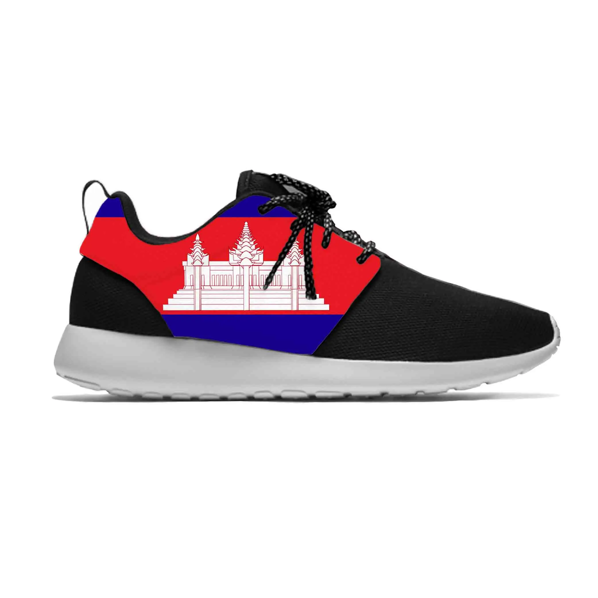

Кроссовки мужские/женские с рисунком камбоджийского флага