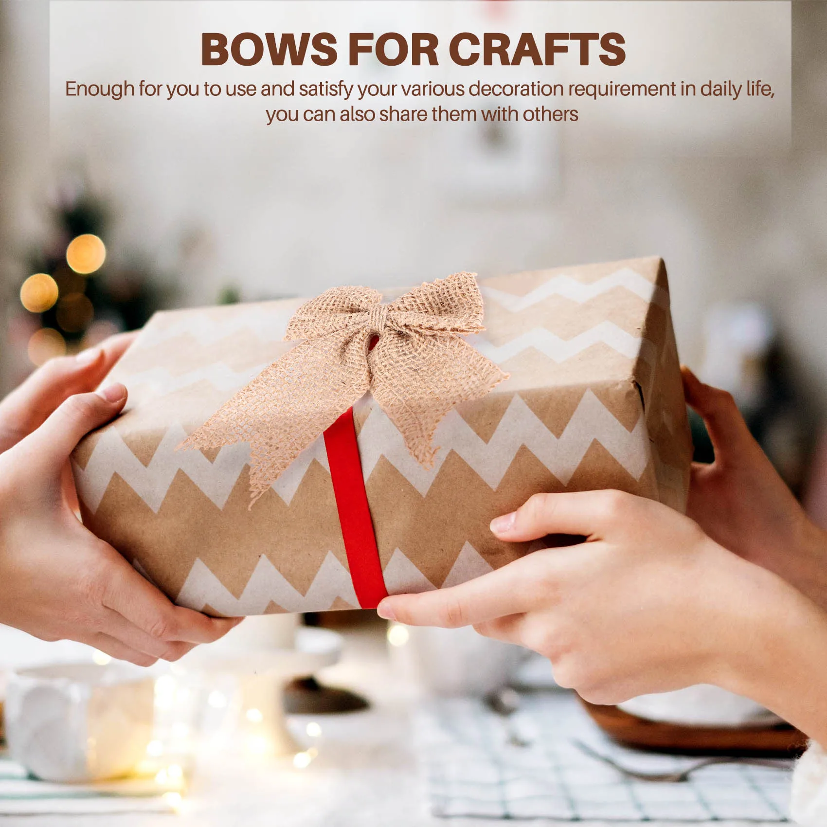 

30 шт., искусственная ткань для украшения ёлки