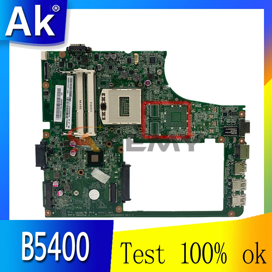 

Akemy DA0BM5MB8D0 90004617 For Lenovo B5400 M5400 Model BM5 Laptop Motherboard HM86