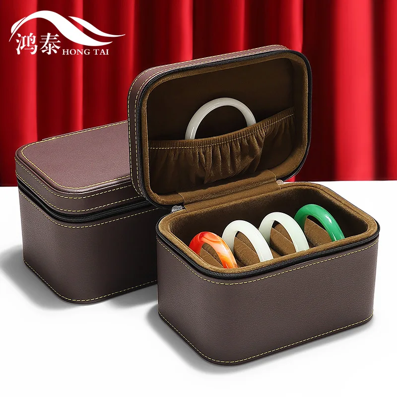 

Шкатулка для ювелирных изделий, портативная коробка для хранения ювелирных изделий с большой емкостью