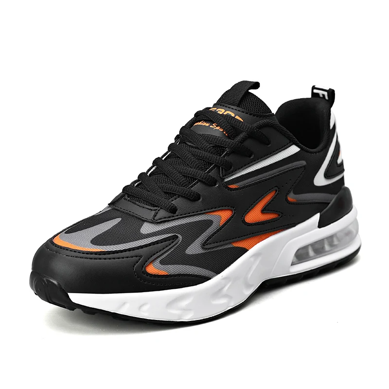 

Men Shoes Air Cushion Sneakers Damping Casual Running Male Footwear Lace Up Sports Walking Shoe Zapatillas De Hombre Plus Size