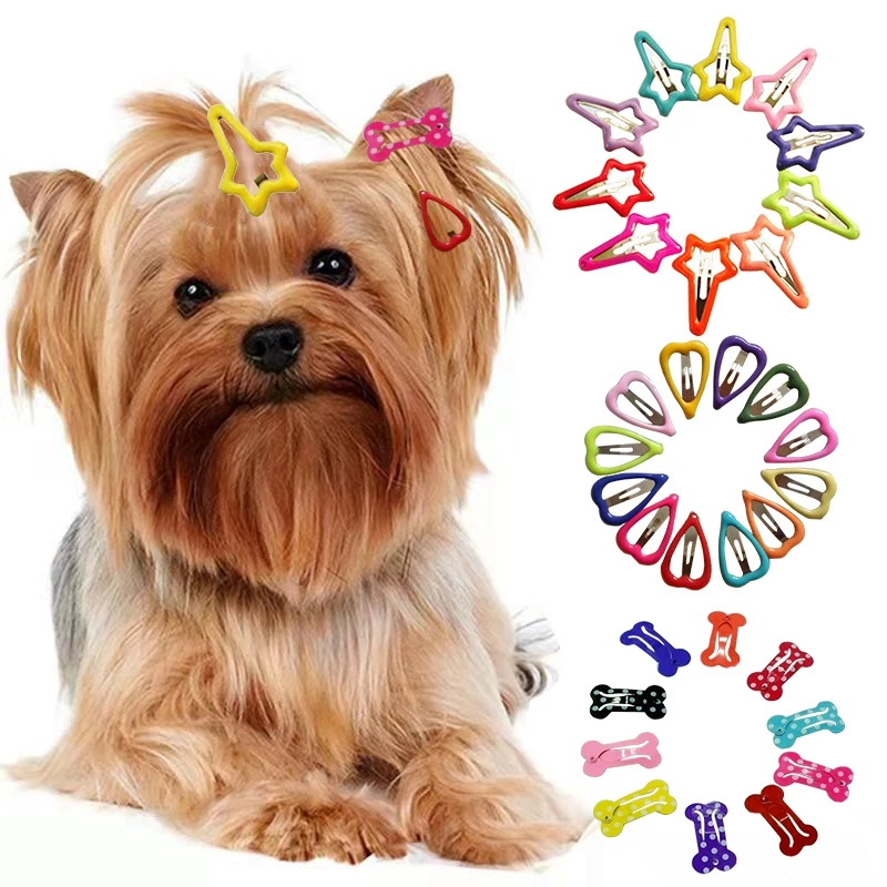 

Заколка для волос в виде кошек и щенков, 10 шт.