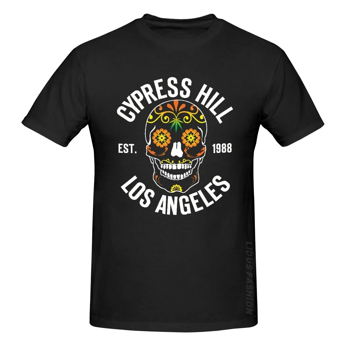 

Cypress Hill - Flower Skull 1988 Band Logo T Shirt Clothing Graphic Tshirt Short Sleeve Sweatshirt undershirt Unisex T-shirt Tee