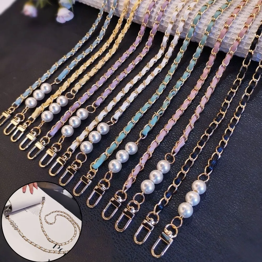2 Pieces Large Imitation Pearl Bead Handle Chain Short Handbag Purse Chain  Replacement Bag Chain Acc…See more 2 Pieces Large Imitation Pearl Bead