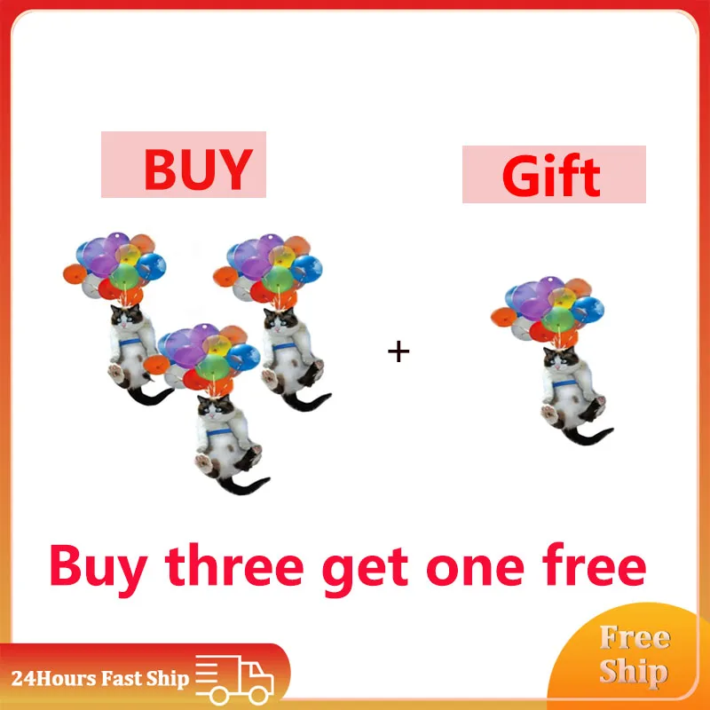 

Car Charm For Rearview Mirror Cute Cat Car Hanging Ornament Keychain Pendant Decoration Central Rear View Mirror Balloon