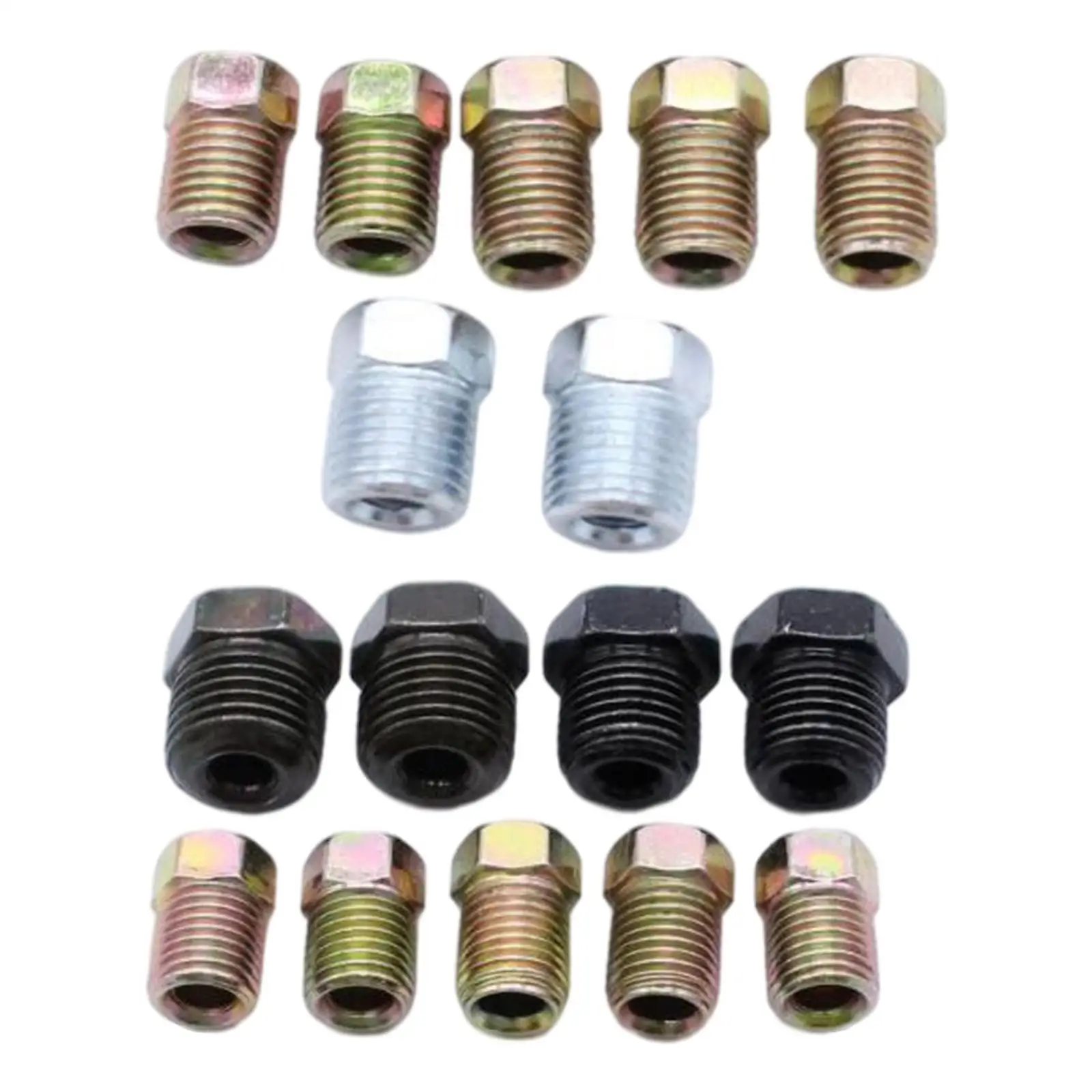 16-Pack Inverted Tube Nuts Assortment Fit for 3/16” Tube Replacement