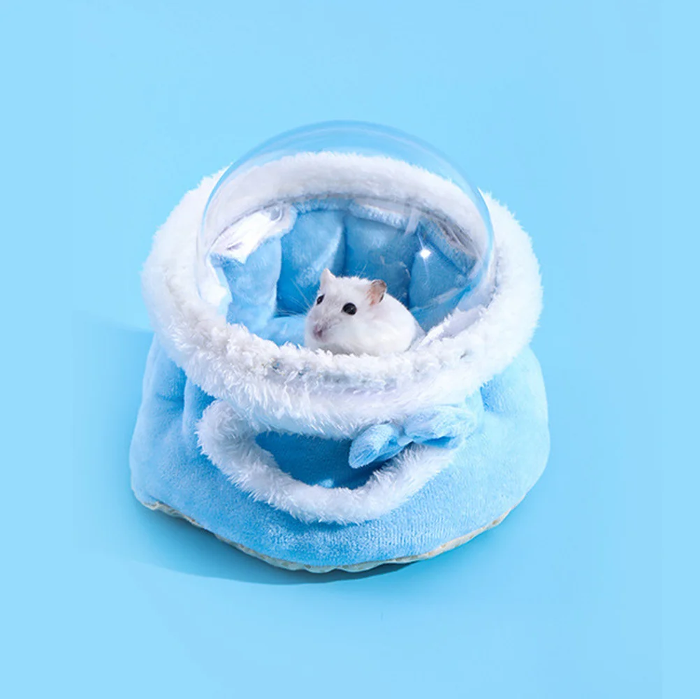 

Hamster House Guinea Pig Accessories Hamster Cotton House Small Animal Nest Winter Warm For Rodent/Guinea Pig/Rat/Hedgehog