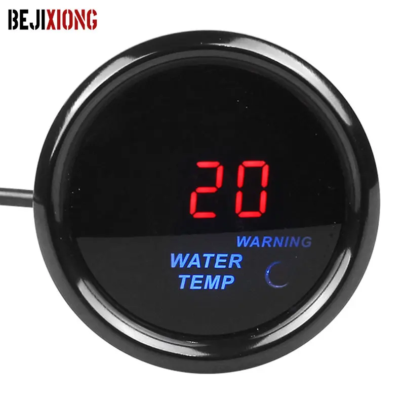 

Автомобильный манометр 52 мм 2 дюйма 0-10 бар Манометр Цифровой светодиодный дисплей черный Автомобильный измеритель с датчиком манометр запч...