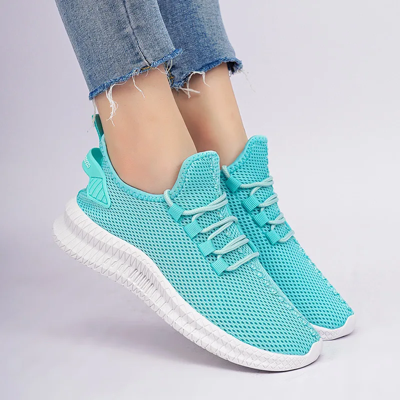 Plus 35-48 Hot Sale Cheap Blue Running Shoes Men Light Breathable Men's Sport Shoes Mesh Comfortable Women's Trainers Sneakers