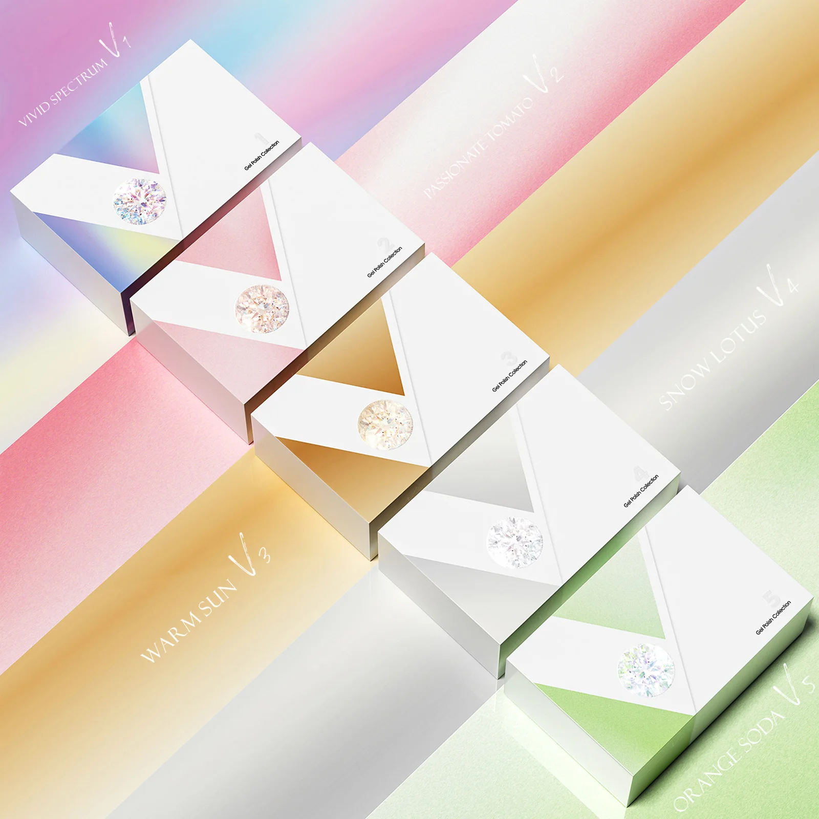 Фото 10 мл Гель-лак для ногтей VENALISA VIP-комплект Hema TPO Free Vegan Gorgeous Color Nail Manicure Soak off UV LED Набор гель-лаков для ногтей №1