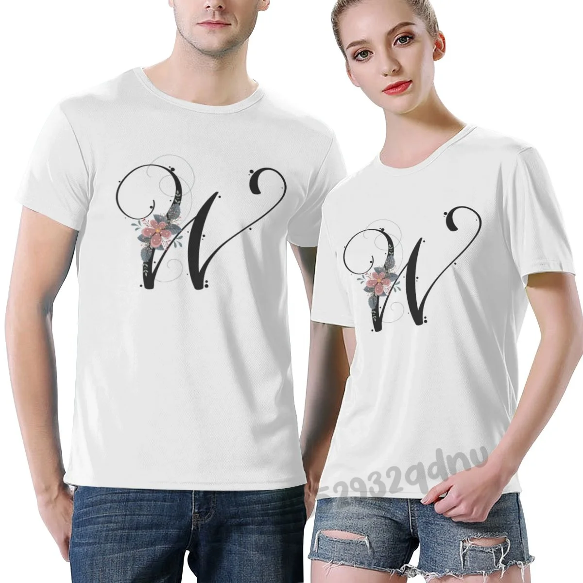 

Мужская футболка The First Letter Of His Name W White S