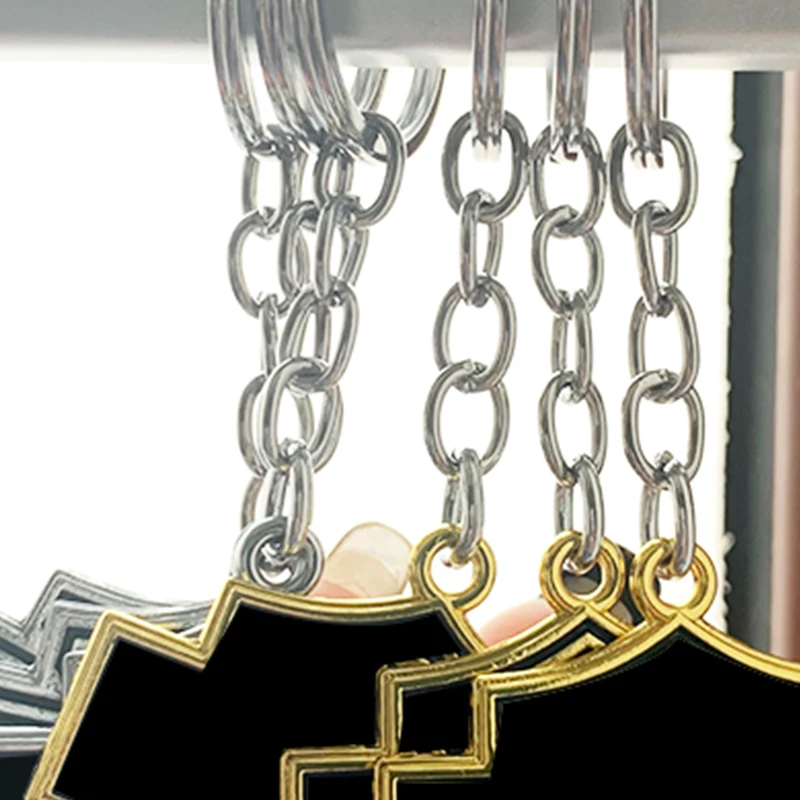 

Car Motorcycle Accessories Metal Pendant Creative Key Ring Black Gold For Special Sportster XL 833 1200 Road King Keychains