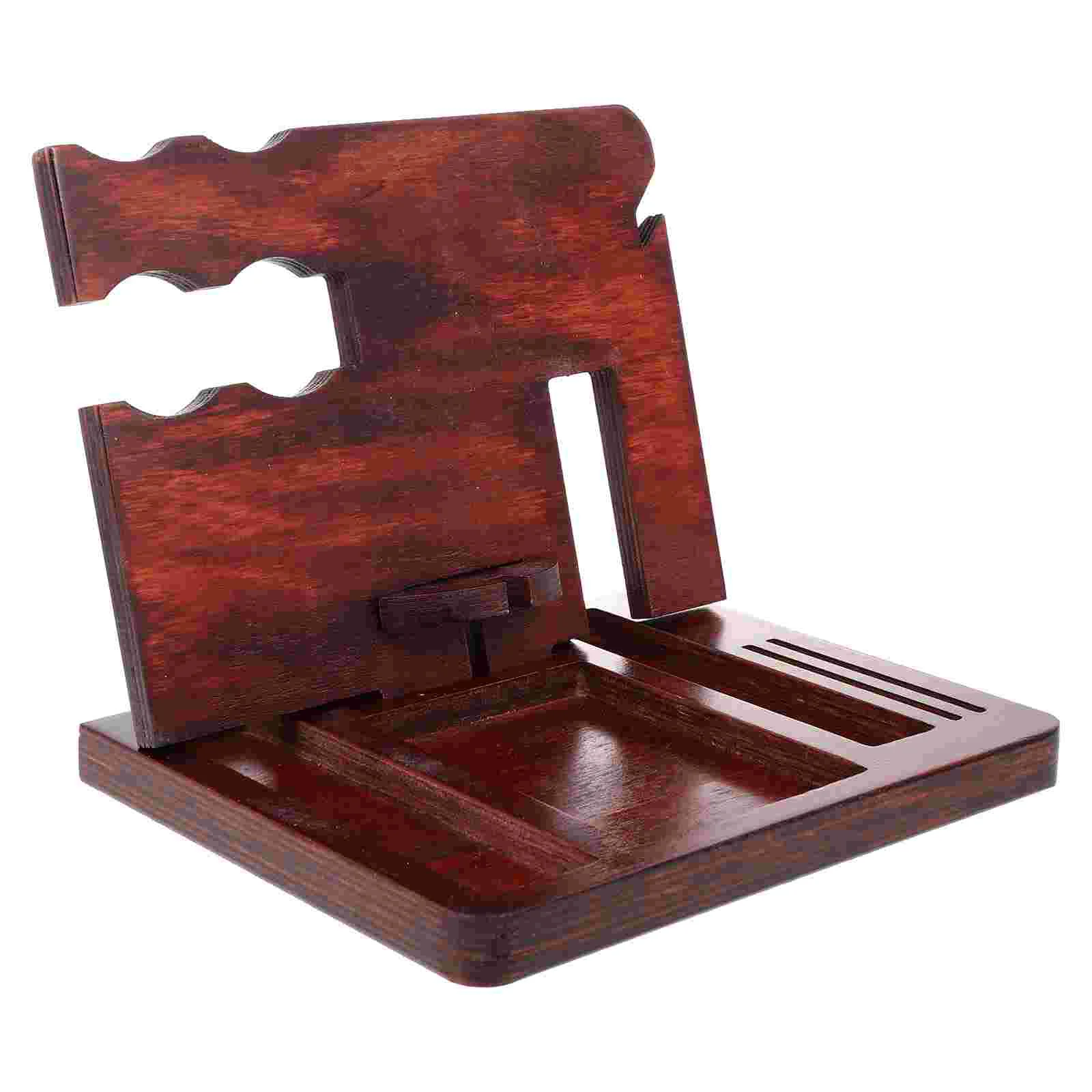 

Деревянная стойка для хранения, деревянная стойка для хранения, многофункциональная деревянная стойка для часов, стойка для сумок, телефон...