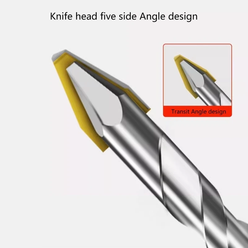 4 шт. эксцентриковое сверло с шестигранным хвостовиком прецизионное 6/8/10/12 мм Q81C