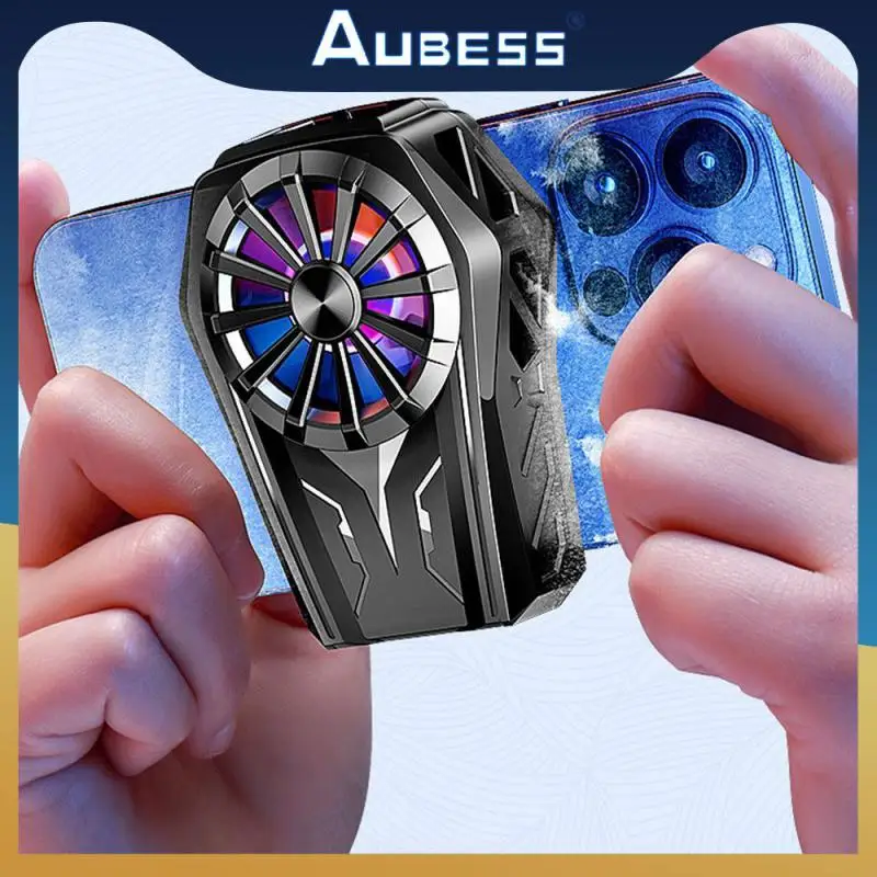 

Semiconductor Fan Radiator Semiconductor Refrigeration Cool Atmosphere Lamp Phone Cooling Artifact Non-slip Large Battery Life