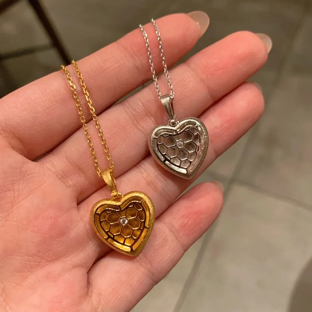 Ювелирные изделия в стиле ретро во французском дизайн форме сердца подвеска