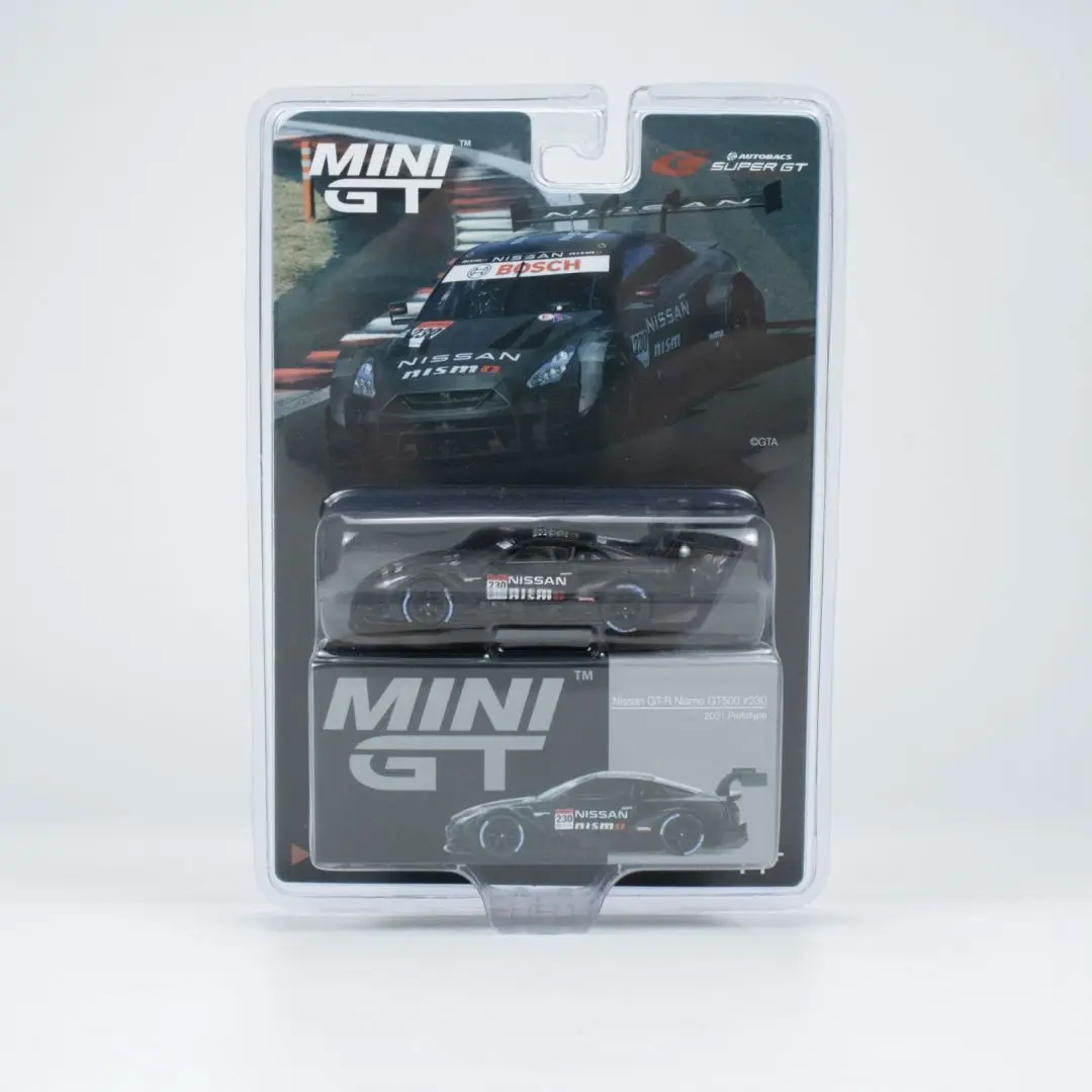 

MINIGT 1/64 Nissan GT-R Nismo GT500 2021 Prototype #230 SUPER GT Series Car Alloy Die-casting Automotive Model Ornaments Toys