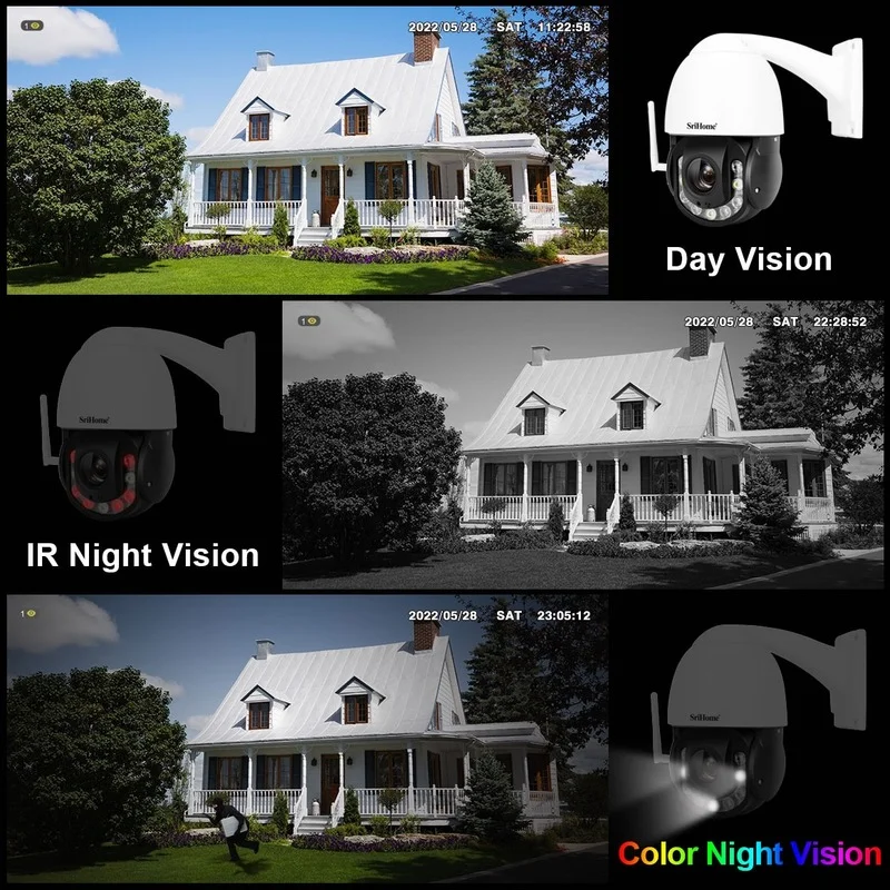 Камера видеонаблюдения Srihome 5 0 МП с оптическим зумом