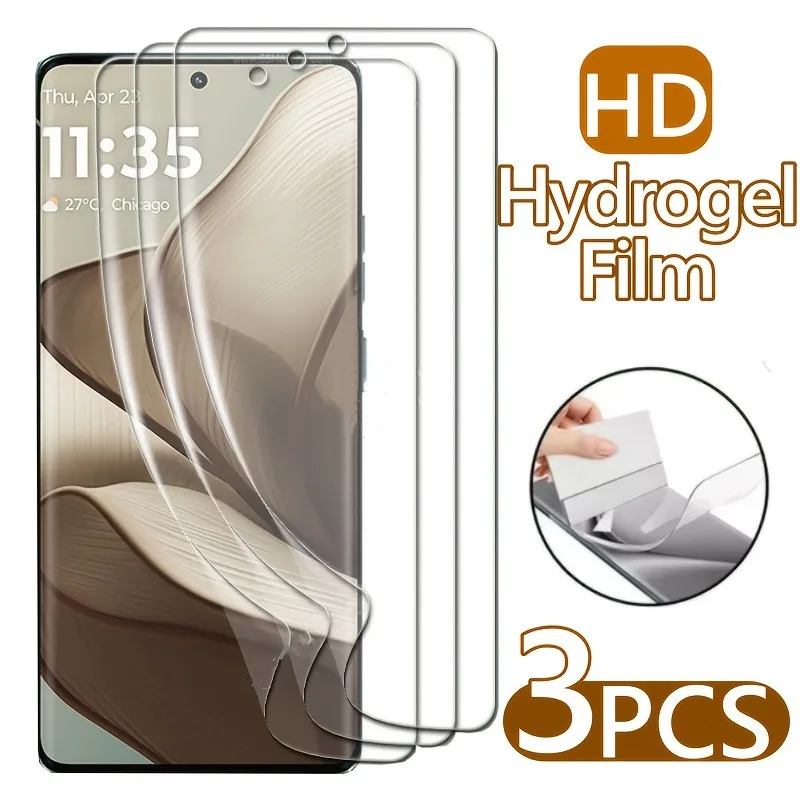 Фото 3 шт. гидрогелевая пленка для защиты экрана для Moto Edge 50 Fusion 50 Neo 50 Pro Ultra Edge (2024) 40 Neo 40 40 Pro Edge+ (2023) №1