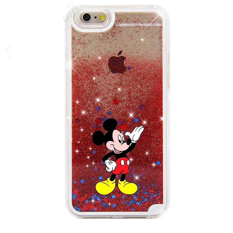 Чехол-накладка для IPhone 5 5S 6 6S 6Plus 7 7Plus 8 Plus X XS пластиковый с изображением Микки