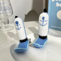 Вязаные заколочки#3