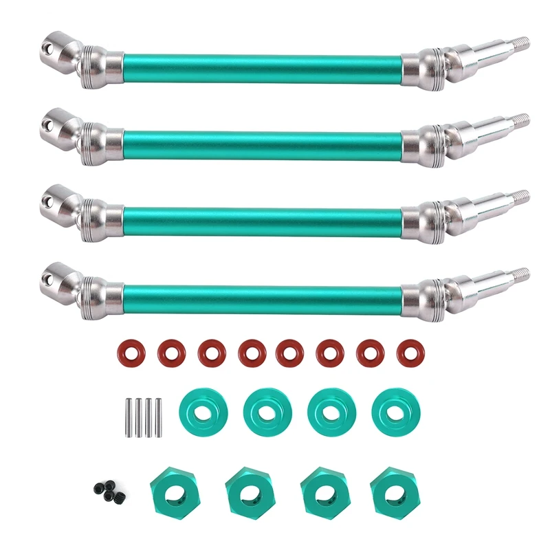 

Металлический Расширенный приводной вал Driveshaft CVD фотоаксессуары металлический для Arrma 1/10 картон Outcast V1 Радиоуправляемый автомобиль, зеленый