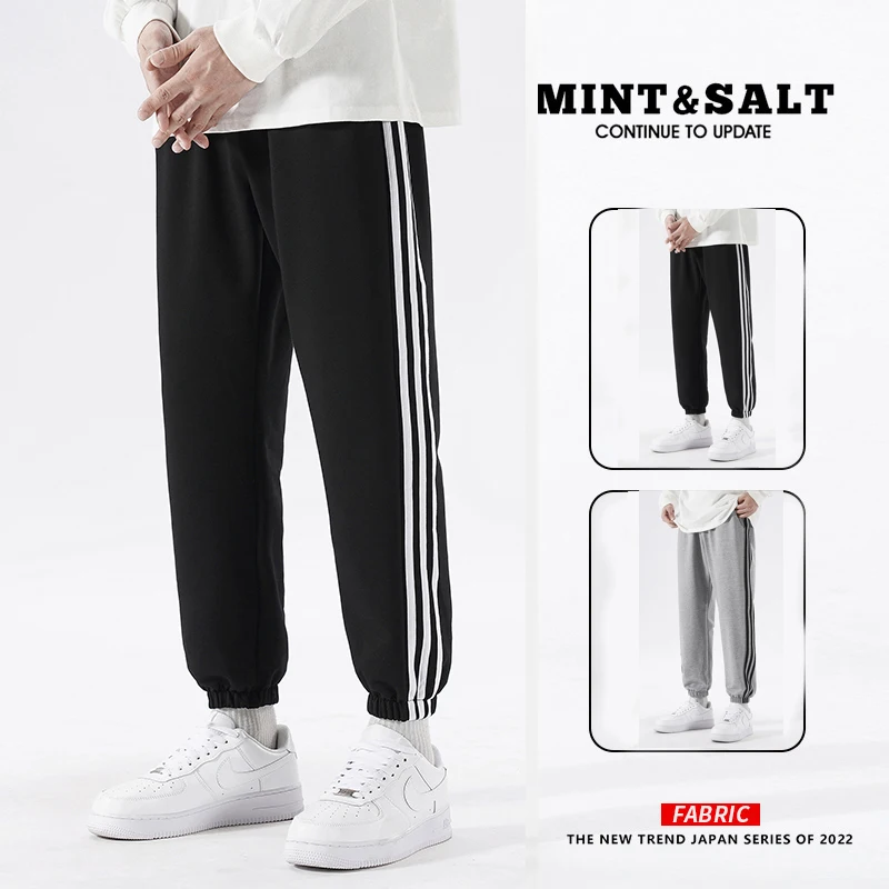 

New Mens Casual Sports Pants Loose Version Fitness Running Trousers Male Clothing Sweatpants Big Size 713
