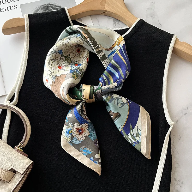 100% натуральный шелковый шарф модные женские летние шарфы хиджаб платок из