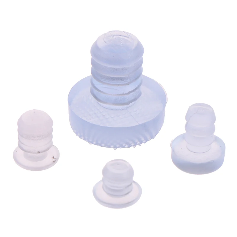 

20pcs Soft Clear Transparent Rubber Embedded Furniture Table Chair Leg Feet Bottom Glide Slide Pad Floor Protector Shockproof