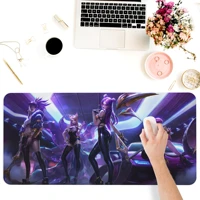 computer office keyboards accessories mousepad square anti slip desk pad games supplies lol kda combination large coaster mats