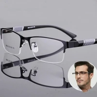 iboode half frame reading glasses men women diopter glasses unisex business presbyopic eyeglasses 1 0 1 5 2 0 3 0 3 5 4 0