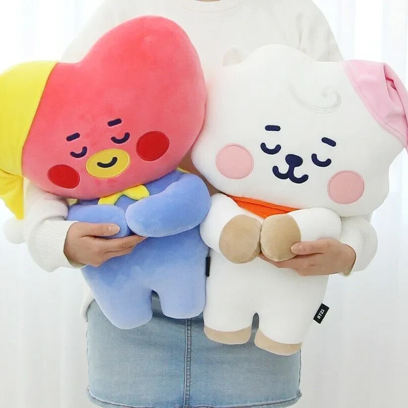 

40cm Cute BTS BT21 Plush toy Cartoon Dream of Baby Cushion Cotton biscuits Horse Koala Candy Kawaii Plushies Cushion Toy Doll