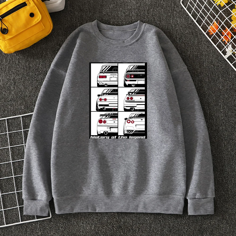 

Japanese The Evolutionary History Of The Car Hoody For Men Harajuku Fleece Hoodie Fashion Oversized Sweats Kpop O-Neck Mans Tops