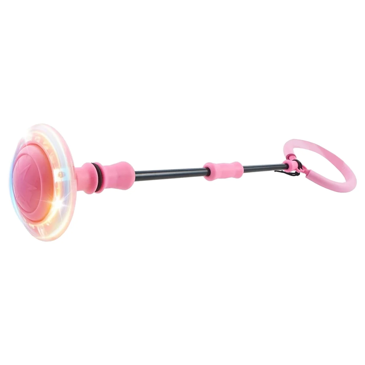 Розовый мяч для прыжков на щиколотке с мигающими огнями игрушка Skip It детей в