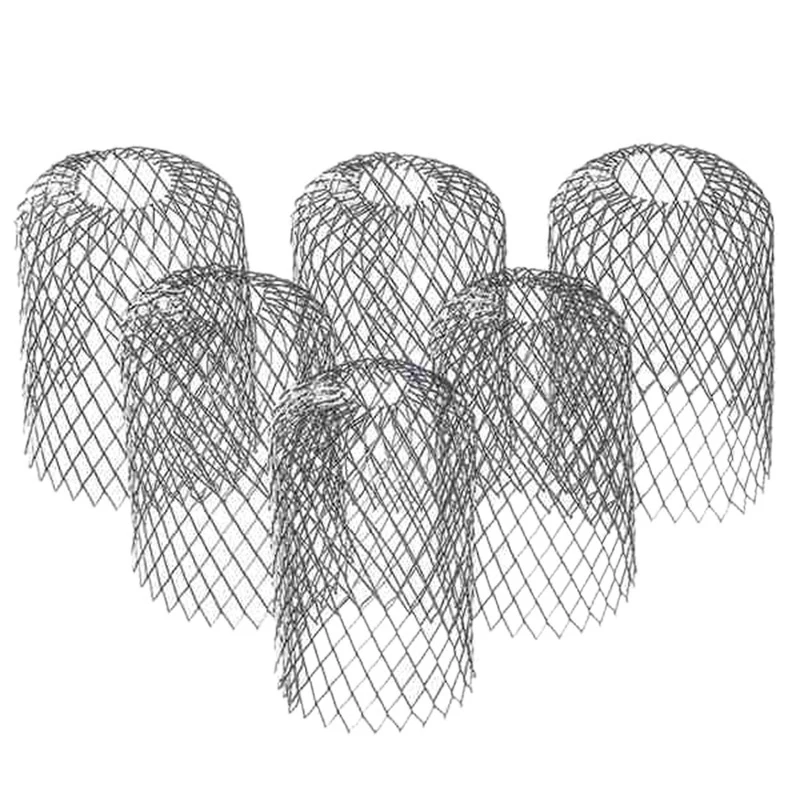 

HLZS-6 Pack Gutter Guard 3 Inch Expandable Aluminium Filter Strainer Gutter Downspout Guard for Stopping Blockage Leaves