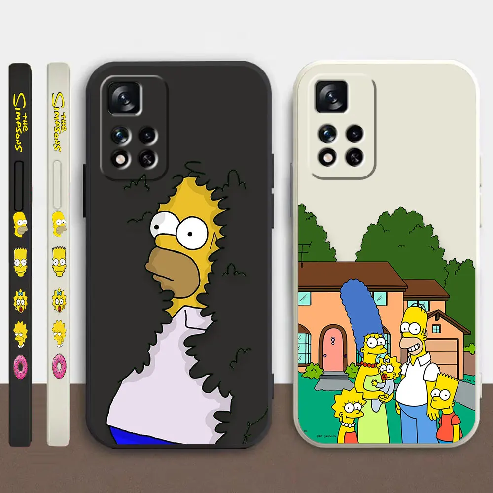 

Phone Case For Redmi Note 12 11 11T 11R 11S 10 9T 8 7S PRO PLUS 4G 5G Case Cover Funda Cqoue Shell Capa Funny H-Homer S-Simpsons