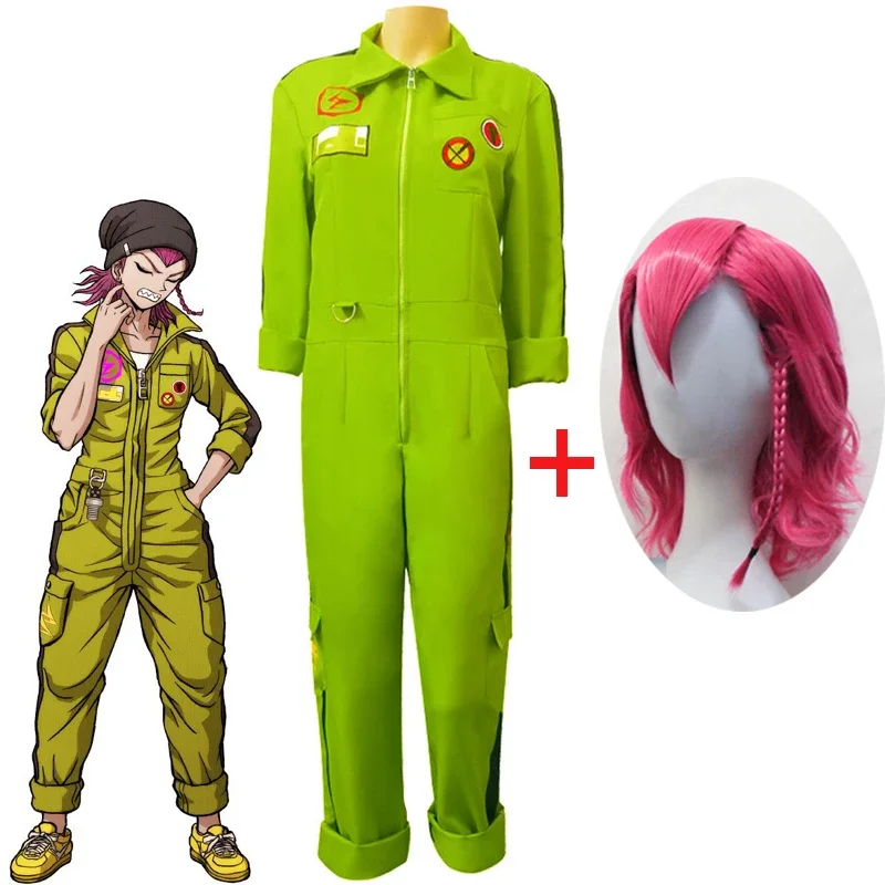 Аниме Костюмы Danganronpa Kazuichi Souda Косплей Костюм Хэллоуин Карнавал мужской репеллент