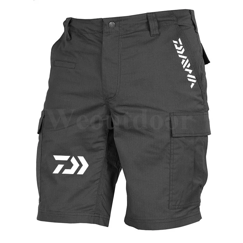 

Daiwa Summer Men's Camouflage Multiple Pockets Fishing Shorts Outdoor Sports Breathable Riding Hiking Climbing Fishing Shorts